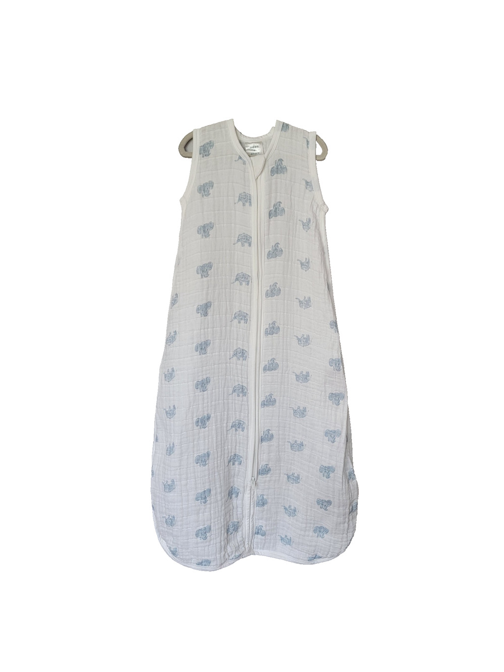 Aden + Anais Organic Cotton Sleep Sack 6-18 Months Wearable Blanket Elephants